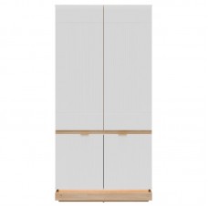 Skapis MILTON ML08, Ozols cremona/Balts matēts
